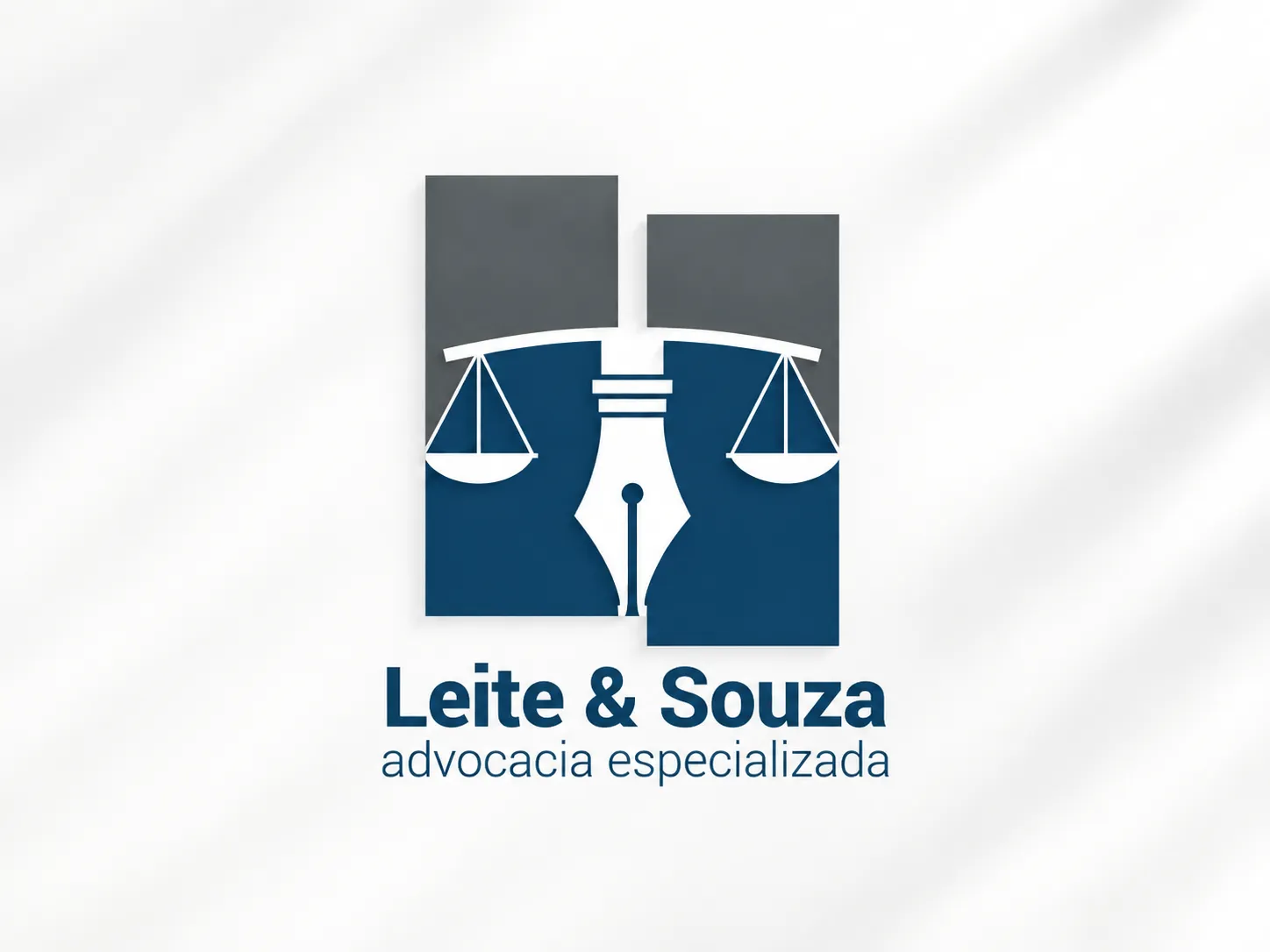 Logotipo anterior do escritório Leite & Souza Advocacia